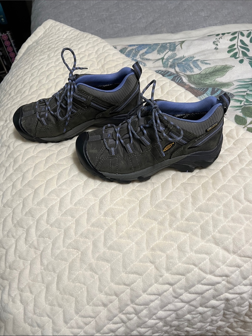 Keen Women’s Charcoal and Blue/Purple Trail Shoes